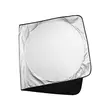 Parasolar parbriz 170 x 95 cm, pliabil, poliester premium 240T, protectie ridicata UV, pentru parbriz auto, Roll Fast, argintiu