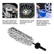 Perie Curatare Jante Auto din Microfibre, Roll Fast, lungime 44 cm, cap perie 22 cm