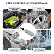Perie Curatare Jante Auto din Microfibre, Roll Fast, lungime 44 cm, cap perie 22 cm
