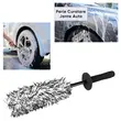 Perie Curatare Jante Auto din Microfibre, Roll Fast, lungime 44 cm, cap perie 22 cm