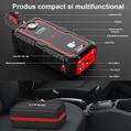 Starter auto Utrai Jstar One, portabil digital multifunctional cu lanterna, functie baterie externa, busola, 12V, 2000A, 16000mAh, 59.2Wh, port DC, port USB, port tip C - RESIGILAT (produs nou - cu ambalaj deteriorat)