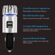 Purificator aer auto 2in1, cu incarcator auto USB, 2 porturi