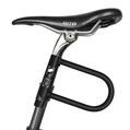 Antifurt bicicleta tip U cu cheie si suport prindere, otel si zinc, 18 x 13 x 2.6 cm, West Biking, negru - RESIGILAT (produs testat - fara ambalaj original)