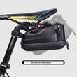 Borseta bicicleta cu montare sa, stop cu semnalizare led 5 moduri, reincarcabila USB, impermeabila, 2 L, West Biking, negru