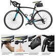 Borseta bicicleta cu montare sa, stop cu semnalizare led 5 moduri, reincarcabila USB, impermeabila, 2 L, West Biking, negru
