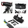 Geanta bicicleta cilindrica, prindere pe cadru sau ghidon, impermeabila, 1.5 L, West Biking, negru - resigilat1 
