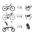 Geanta bicicleta cilindrica, prindere pe cadru sau ghidon, impermeabila, 1.5 L, West Biking, negru - resigilat1 