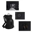 Rucsac drumetie, ciclism, alergare, moto, pliabil, bretele in X, mufa pentru casti, multicompartimentat, impermeabil, ultra usor, buzunar sistem hidratare, 10L, West Biking, negru