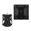 Rucsac drumetie, ciclism, alergare, moto, pliabil, bretele in X, mufa pentru casti, multicompartimentat, impermeabil, ultra usor, buzunar sistem hidratare, 10L, West Biking, negru