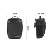 Geanta trotineta, bicicleta, multifunctionala, impermeabila, West Biking, 7.3 L, negru