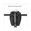Geanta trotineta, bicicleta, multifunctionala, impermeabila, West Biking, 7.3 L, negru