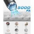 Aspirator auto wireless cu acumulator reîncărcabil, filtru HEPA, Baseus, 70 W, 5000 Pa, negru