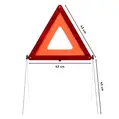 Triunghi reflectorizant auto, omologat ECE R27, pliabil, 43 x 43 x 43 cm