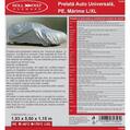 Prelata auto L/XL, din PE impermeabil, 5500 x 1930 x 1150 mm, gri, Roll Fast - RESIGILAT (produs nou - cu ambalaj deteriorat)