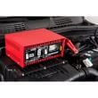 Redresor pentru acumulatori auto-moto, Absaar, 8A, 6/12V cuplat la bateria masinii, imagine laterala