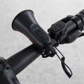 Claxon bicicleta cu telecomanda si lumini de avertizare, 5 sunete alarma, 120 dB, baterie 300 mAh cu incarcare USB, prindere ghidon, potrivire universala inclusiv trotineta, bicicleta electrica - RESIGILAT (produs testat - fara ambalaj original)