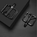 Set pedale bicicleta MTB, BMX, de oras, model lat, cu crampoane, antiderapante, ultrausoare, impermeabile, rezistente la praf, rulment DU, 10.5 x 9.5 x 1.8 cm, aliaj de aluminiu, West Biking - RESIGILAT (produs testat - fara ambalaj original)
