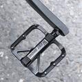 Set pedale bicicleta MTB, BMX, de oras, model lat, cu crampoane, antiderapante, ultrausoare, impermeabile, rezistente la praf, rulment DU, 10.5 x 9.5 x 1.8 cm, aliaj de aluminiu, West Biking - RESIGILAT (produs testat - fara ambalaj original)