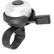 Minisonerie ”ding-dong” pentru bicicleta, Fischer, metal, negru cu argintiu, universala