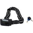 Antifurt bicicleta lant 80 cm, 8 mm, Fischer, cheie cu led