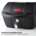 Portbagaj pentru bicicleta, tip cutie, plastic, Fischer, 11 L - RESIGILAT (produs testat - cu ambalaj deteriorat)