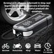 Jump starter baterie auto power si compresor aer, pornire rapida a masinii, 4000A, 12V, functie baterie externa, 24000mAh, lumina LED, argintiu cu negru, geanta depozitare