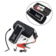 Jump starter baterie auto power si compresor aer, pornire rapida a masinii, 4000A, 12V, functie baterie externa, 24000mAh, lumina LED, argintiu cu negru, geanta depozitare