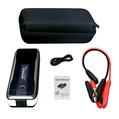Jump starter auto profesional puternic 12V, portabil, multifunctional, 6000A, acumulator extern Fast Charge USB-C, 27000mAh, lanterna LED, argintiu cu negru, geanta depozitare - RESIGILAT (produs nou - cu ambalaj deteriorat)