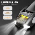 Starter auto multifunctional 4 in 1, 6000 A, 12 V, 27000 mAh, compresor aer 160 PSI, baterie externa, lanterna LED