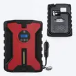 Compresor auto digital multifunctional 12V, 120W, 35L/min, cablu de alimentare 3 m, lumina LED, decuplare automata, negru-rosu