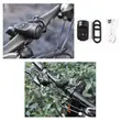 Claxon bicicleta, alarma antifurt, sonerie 140 dB, baterie 200 mAh cu incarcare USB, potrivire universala inclusiv trotineta, scuter, bicicleta electrica, e-bike, prindere ghidon, rezistent la apa