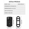 Claxon bicicleta, alarma antifurt, sonerie 140 dB, baterie 200 mAh cu incarcare USB, potrivire universala inclusiv trotineta, scuter, bicicleta electrica, e-bike, prindere ghidon, rezistent la apa