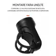 Claxon bicicleta, alarma antifurt, sonerie 140 dB, baterie 200 mAh cu incarcare USB, potrivire universala inclusiv trotineta, scuter, bicicleta electrica, e-bike, prindere ghidon, rezistent la apa
