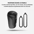 Sonerie bicicleta electronica, alarma antifurt, claxon 125 dB, baterie 200 mAh cu incarcare USB, potrivire universala inclusiv trotineta, scuter, bicicleta electrica, e-bike, prindere ghidon, rezistent la apa