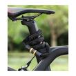 Antifurt bicicleta cu cifru, lungime 85 cm, diametru lant 4 mm, pliabil, otel si zinc, manson textil antipraf, West Biking, negru