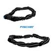 Antifurt bicicleta lant reflectorizant, Fischer, cu cifru, lungime 80 cm, grosime veriga otel 8 mm