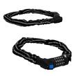 Antifurt bicicleta lant reflectorizant, Fischer, cu cifru, lungime 80 cm, grosime veriga otel 8 mm