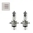 Becuri auto far AEG, White Xenon Plus +50% H4, 60/55W, 12V, 2 buc