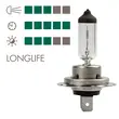 Becuri auto far faza lunga si scurta AEG, H7 Longlife, 55W, 12V, 2 buc