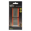 Benzi reflectorizante pentru incheietura mainii, brat, glezna, picior, Walser, reflectoare de siguranta pana la 100 m pe timp de noapte, alergare, ciclism, portocaliu, 2 buc, universale, elastice, 40 x 3.8 cm