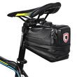 Borseta bicicleta cu montare sa, stop cu semnalizare led 5 moduri, reincarcabila USB, impermeabila, 2 L, West Biking, negru