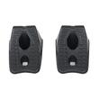Cala blocare roti auto, plastic rezistent HDPE, Roll Fast, 21 x 15 x 11.5 cm, set 2 bucati, negru