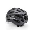 Casca ciclism sosea si MTB cu viziera magnetica detasabila, lumina led de avertizare cu incarcare usb, aerodinamica, ultrausoara, 24 canale de ventilatie, sistem de reglare, marimea L (56-61 cm), EPS+PC, West Biking, negru