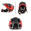 Casca protectie copii, full face, bicicleta, scooter, skateboard, patine, sistem de reglare, marimea S (52-56 cm), EPS+PC, West Biking, rosu