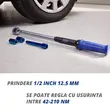 Cheie dinamometrica 17/19 mm, Goodyear, prindere 1/2 inch 12.5 mm, 42–210 Nm