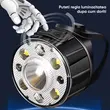 Far bicicleta fata, lanterna LED, senzor miscare, 300 lumeni, baterie 1000 mAh cu autonomie max 15 ore si incarcare USB, potrivire universala inclusiv trotineta, scuter, bicicleta electrica, e-bike, rezistent la apa, lumina bicicleta fata