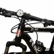 Far bicicleta fata, lanterna LED, senzor miscare, 300 lumeni, baterie 1000 mAh cu autonomie max 15 ore si incarcare USB, potrivire universala inclusiv trotineta, scuter, bicicleta electrica, e-bike, rezistent la apa, lumina bicicleta fata