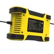 Redresor auto inteligent cu functie de reparare prin impulsuri, Foxsur, 12V 12A 24V 6A, 7 trepte incarcare, 9 moduri operare, tehnologie Switchmode, ecran LCD, auto, moto, camion, caravana, galben cu negru