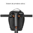 Geanta trotineta, bicicleta, multifunctionala, impermeabila, West Biking, 7.3 L, negru cu rosu