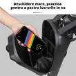 Geanta trotineta electrica, bicicleta, scuter electric, capacitate 3L, multicompartimentat, West Biking, 29 x 15 x 12 cm, negru